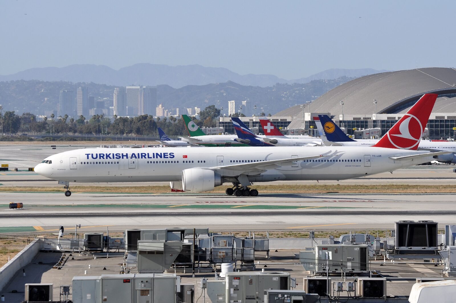 Turkish Airlines Boeing 777 aircraft